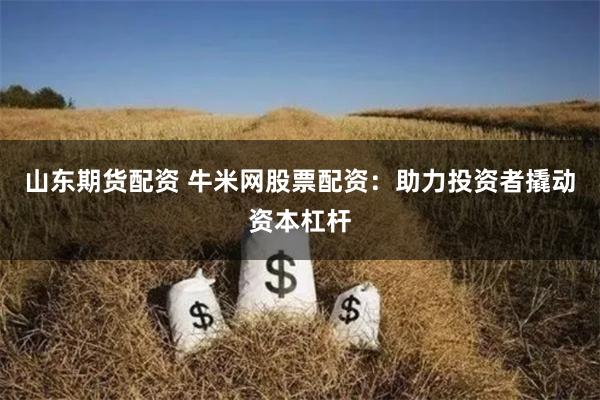 山东期货配资 牛米网股票配资:助力投资者撬动资本杠杆